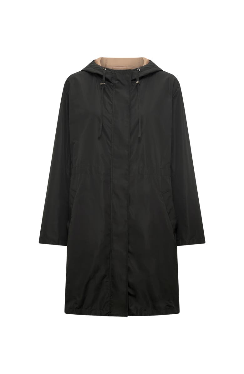 GERARD DAREL Ximena Hooded Reversible Parka Coat, Alternate, color, Black