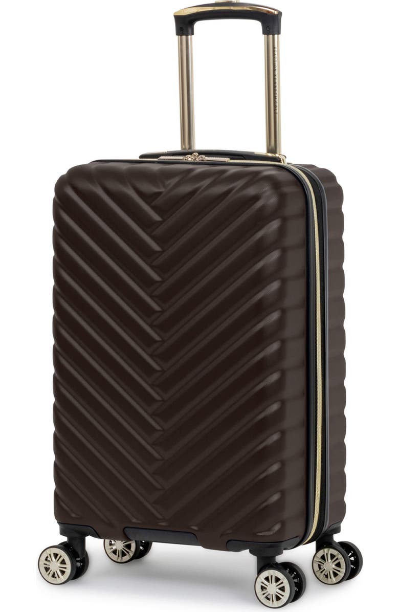 Kenneth Cole Madison Square 2-Piece Hardside Carry-On Luggage & Backpack Set, Alternate, color, Chocolate Brown