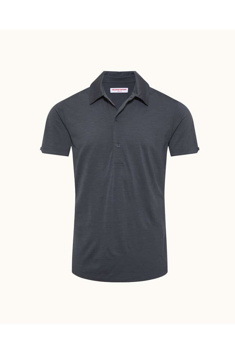 Sebastian Lux Merino Polo Shirt, Alternate, color, Pietra Grey