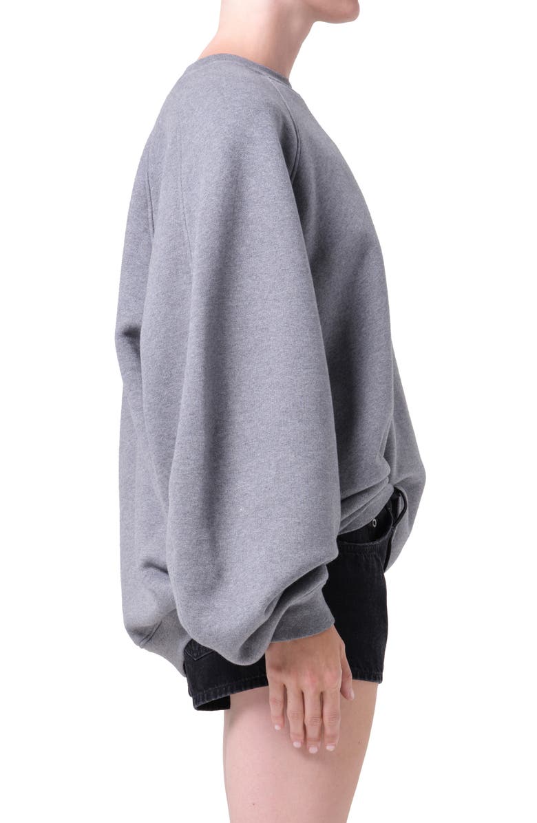 AGOLDE Valma Sweatshirt, Alternate, color, Grey Heather