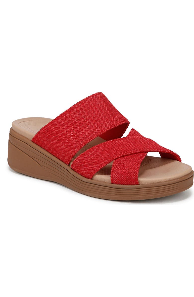 LifeStride Fiona Wedge Sandal, Main, color, Red