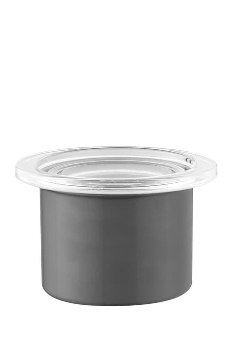 Dark Grey Eclipse 4" 0.52 Quart Canister