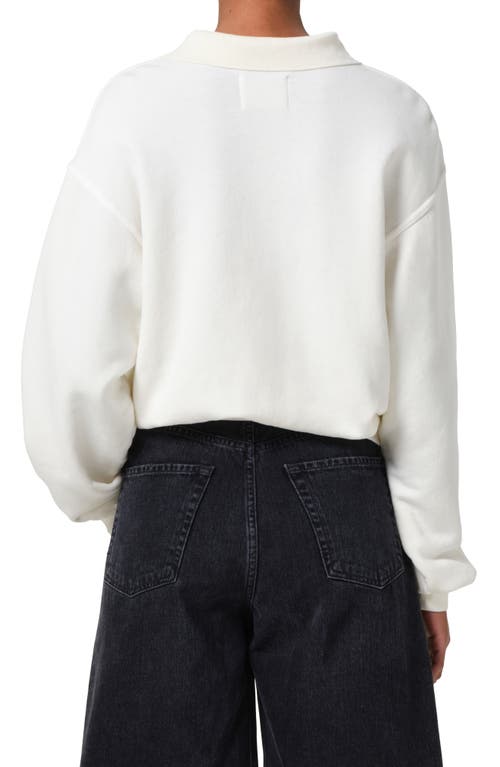 Citizens Of Humanity Remi Collared Sweatshirt In Pashmina