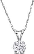 Created Forever Lab-Grown Diamond Solitaire Pendant Necklace - 1ct.
