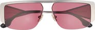 Victoria Beckham VB250S Classic Logo 59mm Rectangular Sunglasses
