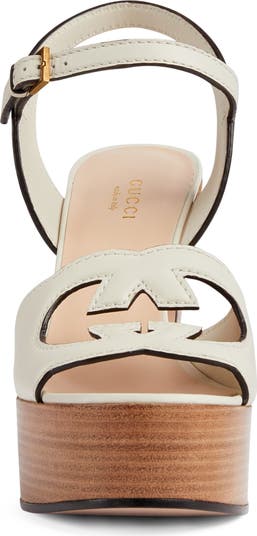 サンダル・ミュール Interlocking G Cutout Platform Sandals Gucci Women's Interlocking G Cutout Platform Sandals