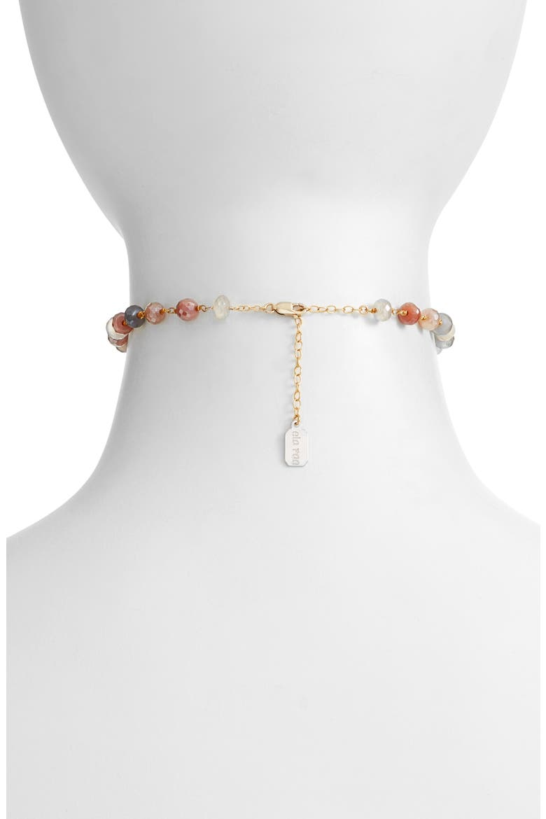 Libi Grand Choker Necklace, Alternate, color, MULTI MOONSTONE