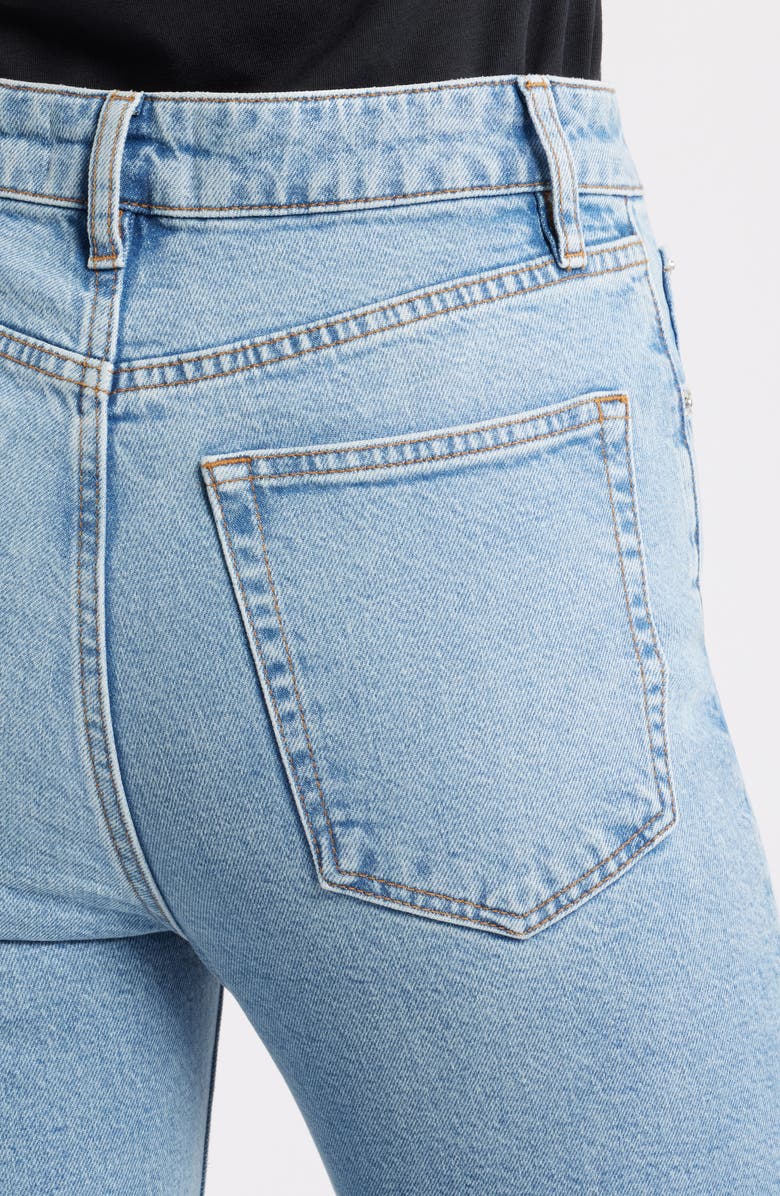 FRAME The Arrow High Waist Relaxed Bootcut Jeans, Alternate, color, Birdie