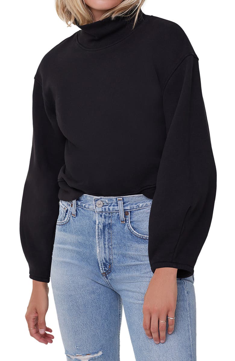 Citizens of Humanity Maya Mock Neck Sweatshirt, Main, color, 