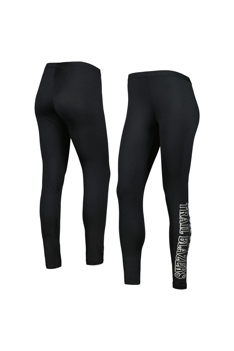 Women's G-III 4Her by Carl Banks Black Portland Trail Blazers Stadium Leggings, Main, color, Black