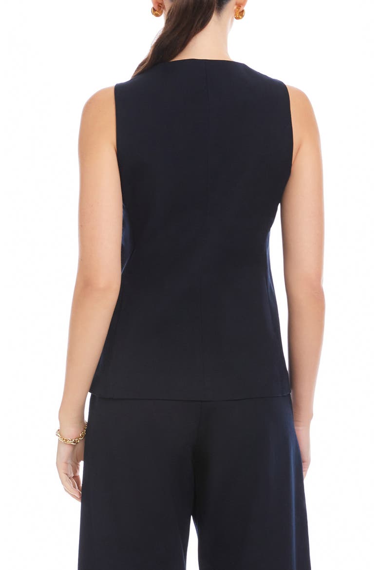 June Button-Up Vest, Alternate, color, MIDNIGHT BLUE