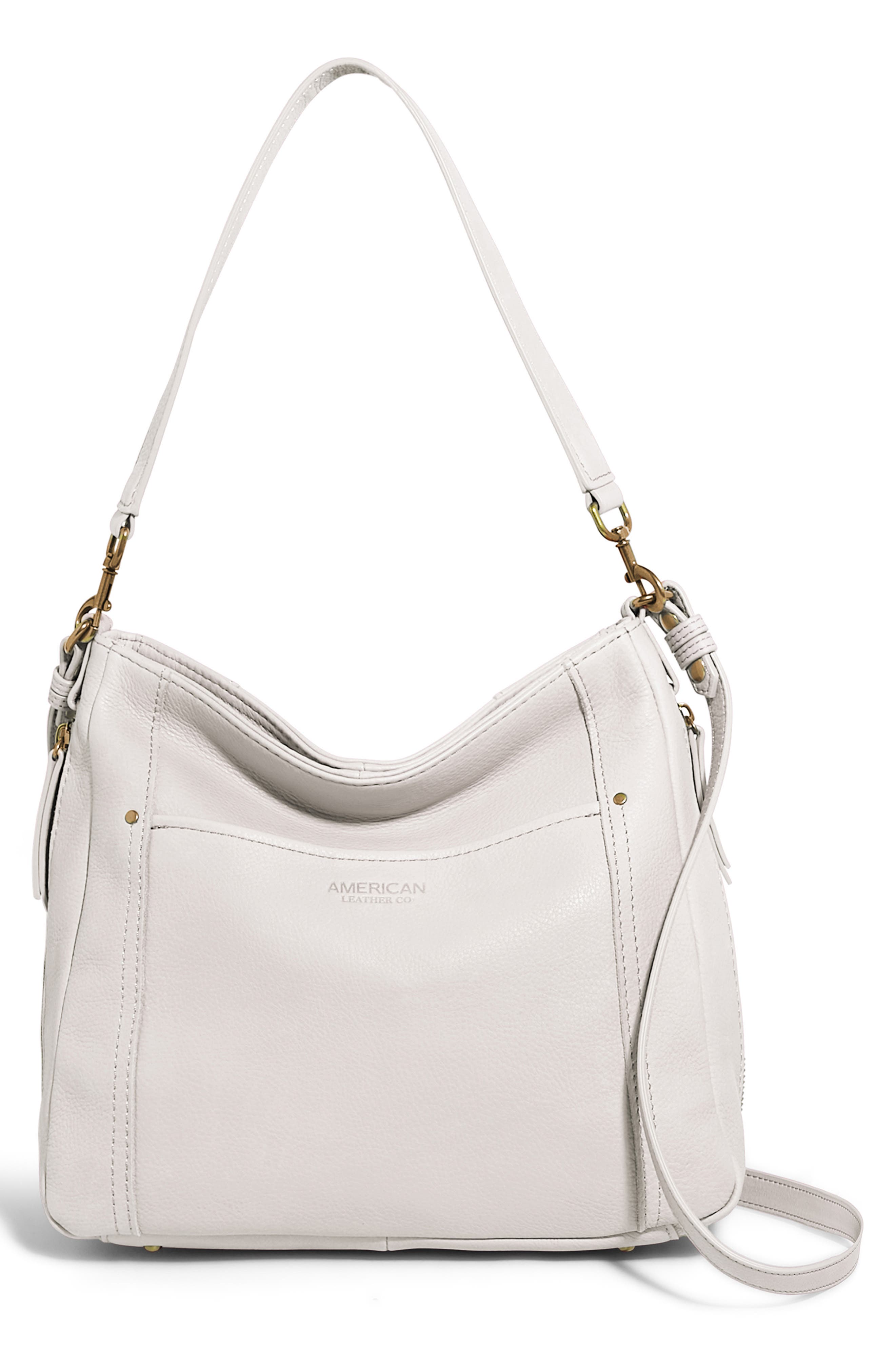 AMERICAN LEATHER CO. Austin Convertible Leather Shoulder Bag