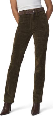 Joe's The Margot High Waist Slim Faux Suede Jeans