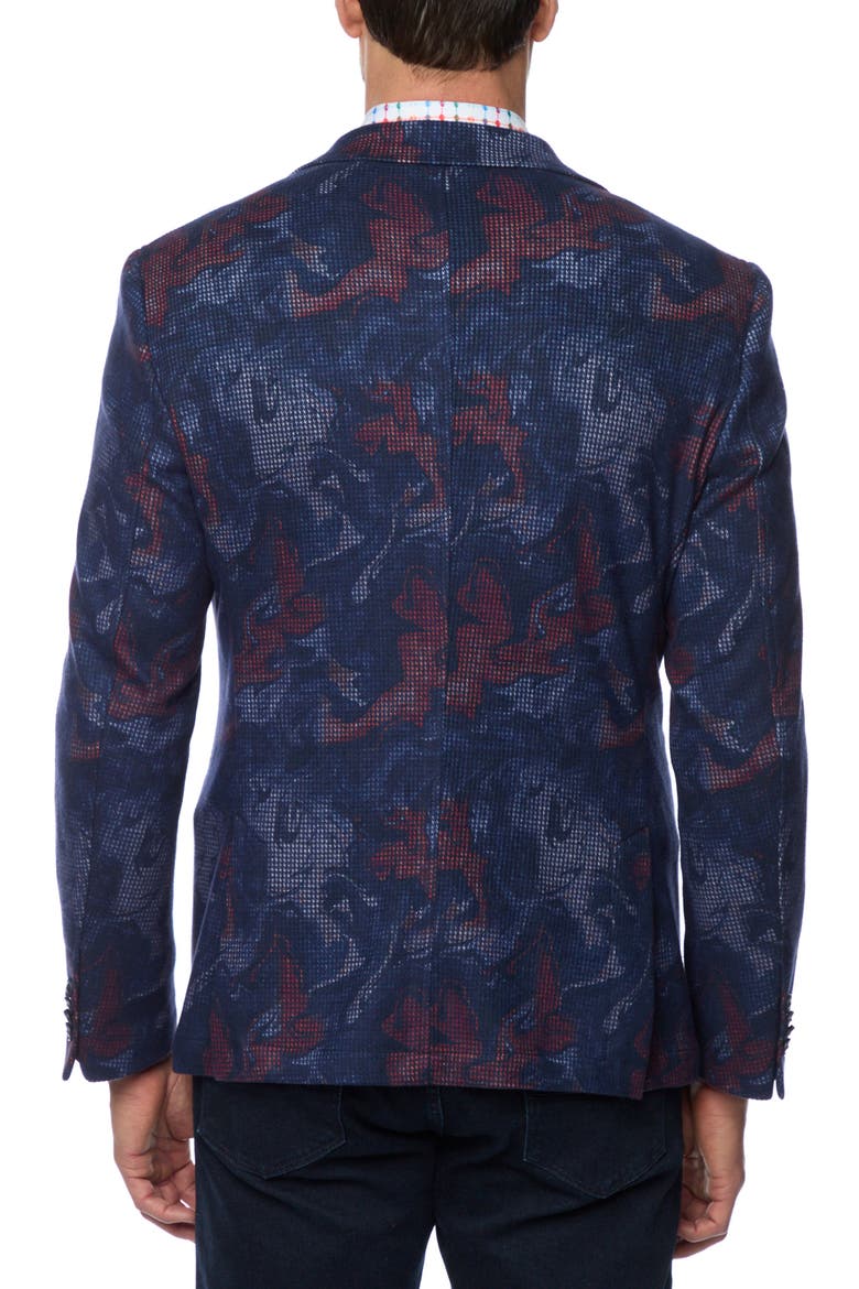 Beckford Knit Sport Coat, Alternate, color, NAVY