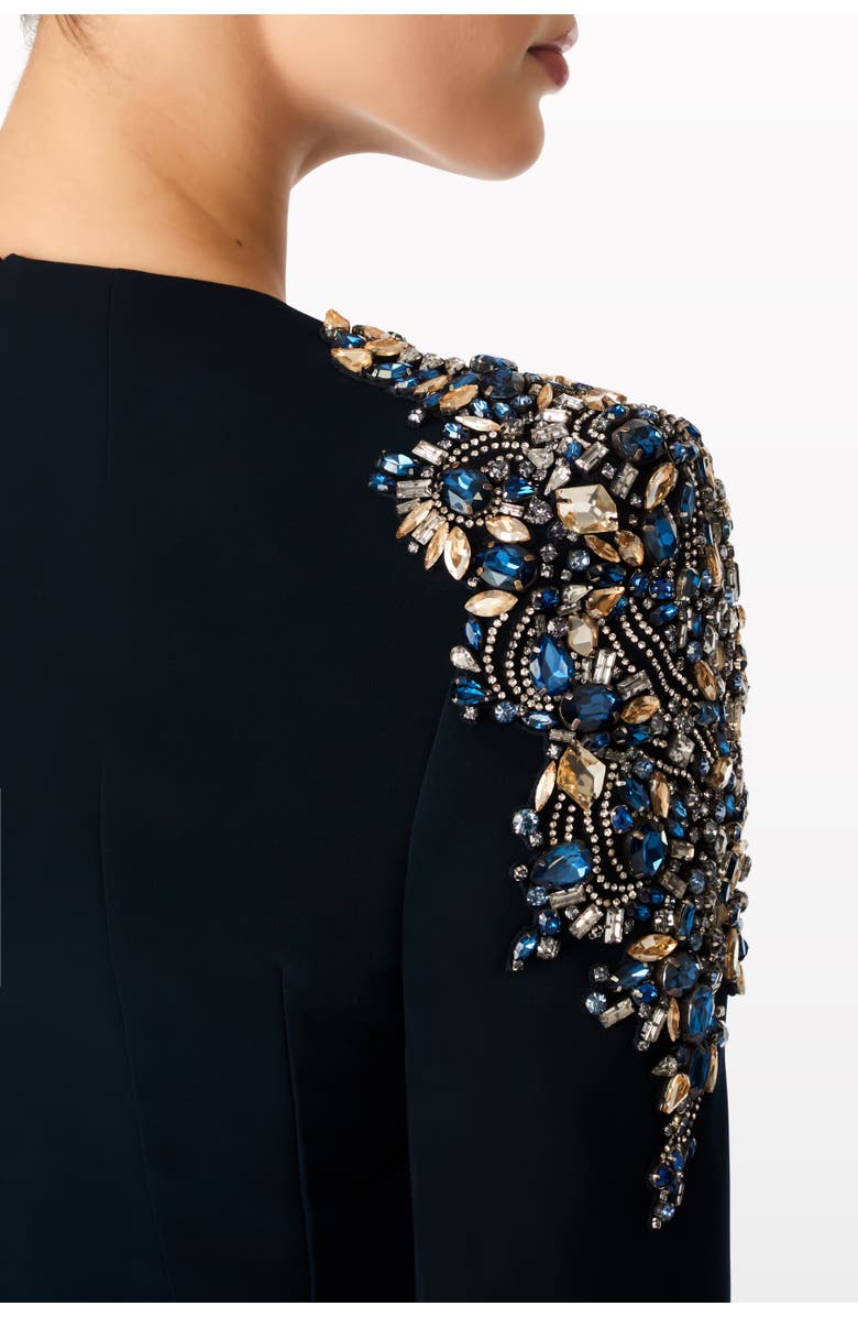 Jenny Packham Isla Dress, Alternate, color, Midnight Kiss