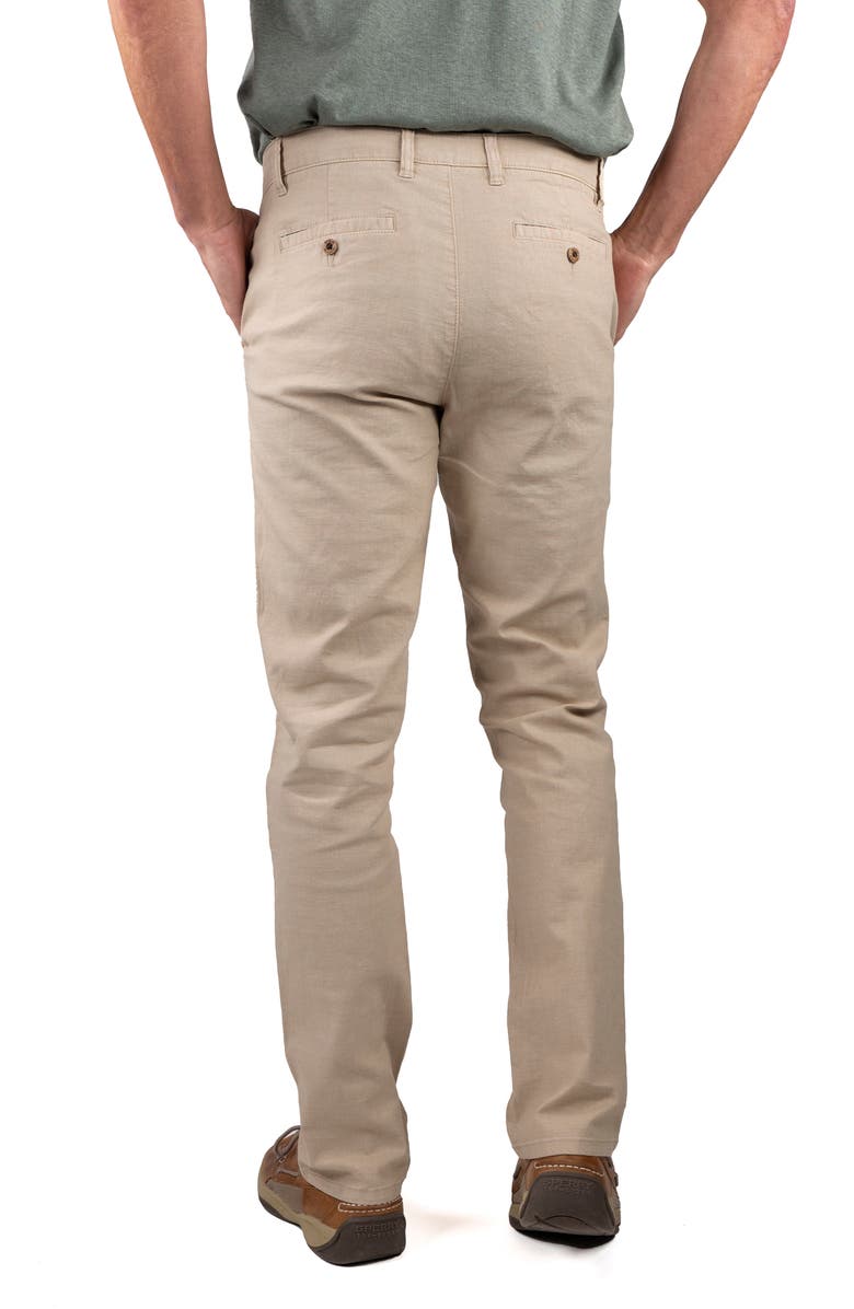 Tailor Vintage Puretec cool<sup>®</sup> Linen & Cotton Chino Pants, Alternate, color, Summer Khaki