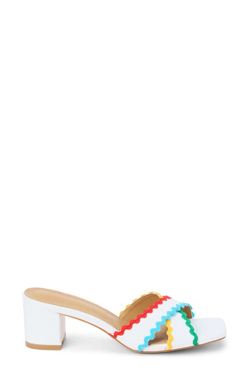 Coconuts By Matisse Principessa Block Heel Sandal In White