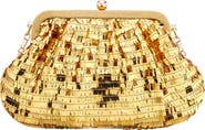 Nina June Sequin Frame Clutch