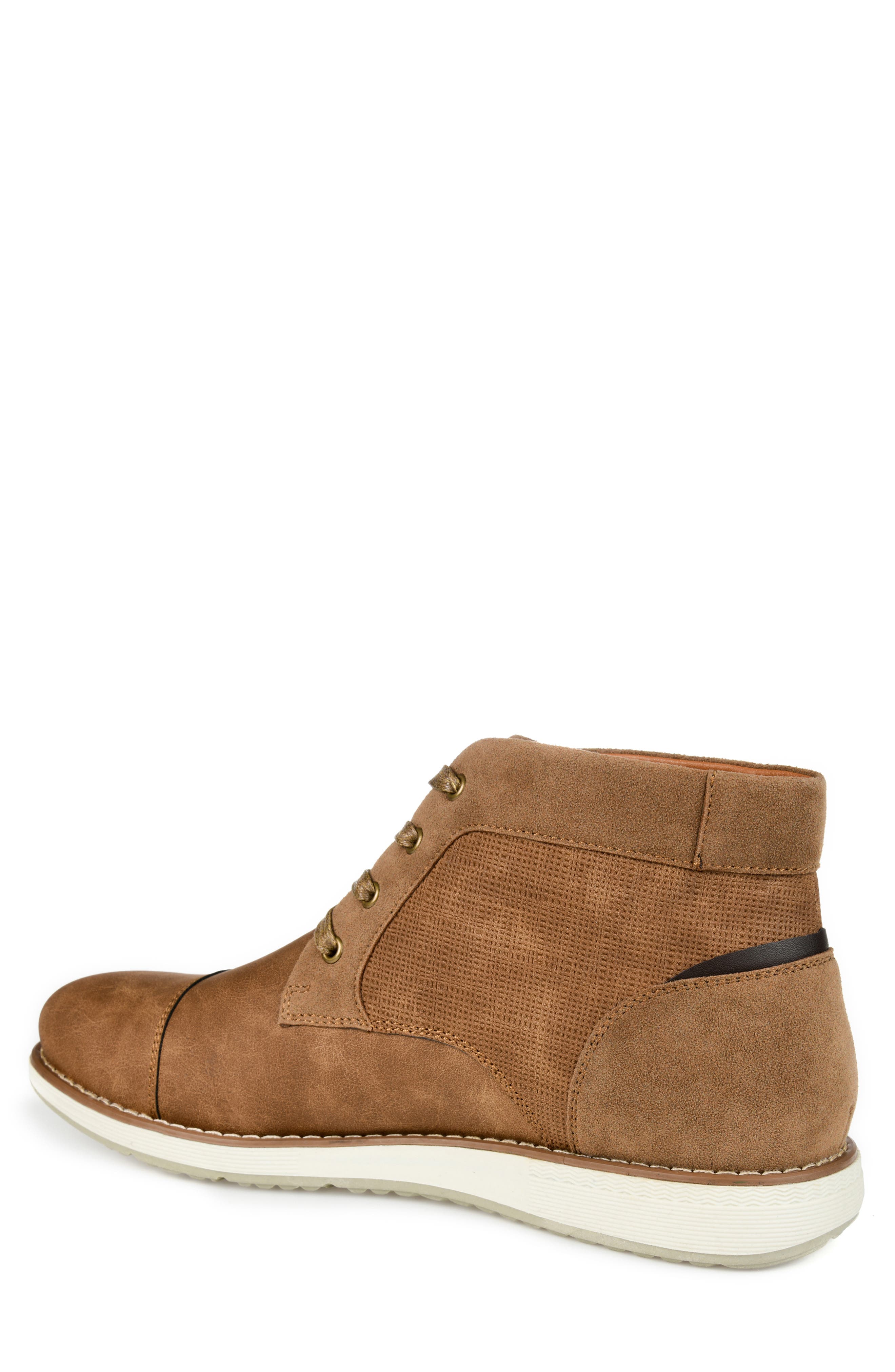 VANCE CO Austin Cap Toe Chukka Boot - Wide Width, Alternate, color, Tan