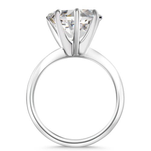 Bliss Diamond Certified 5.01ct Heart Shape Solitaire Diamond Engagement Ring 14k Gold In 14k White Gold