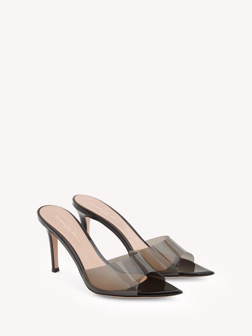Gianvito Rossi Elle 85 Pointed Toe Mules In Black