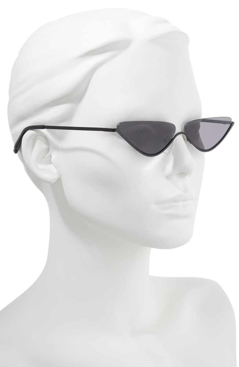 BP. 62mm Half Rim Cat Eye Sunglasses, Alternate, color,