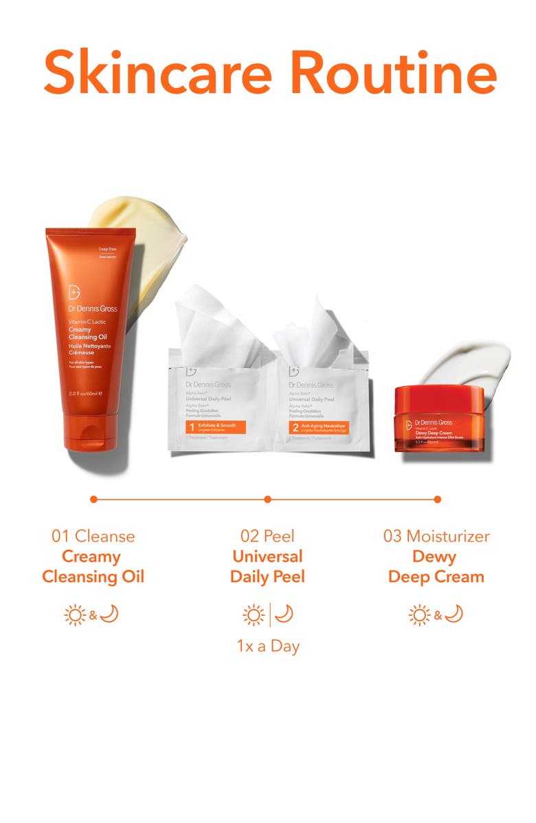 Dr. Dennis Gross Skincare Radiant, Smooth & Firm Universal Skin Care Kit $130 Value, Alternate, color, 