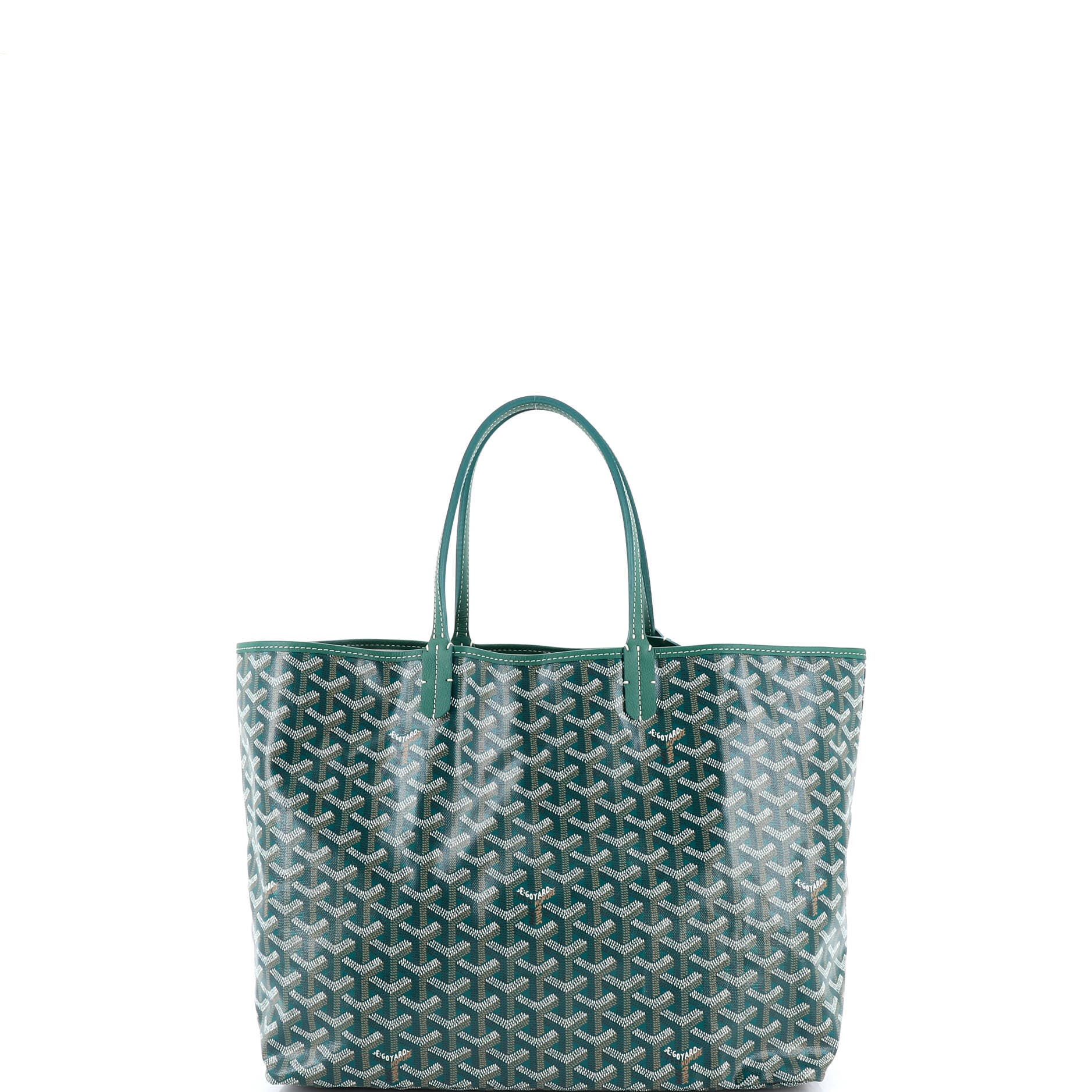 Pre-Owned Goyard Saint Louis Tote Coated Canvas PM, Alternate, color, Green