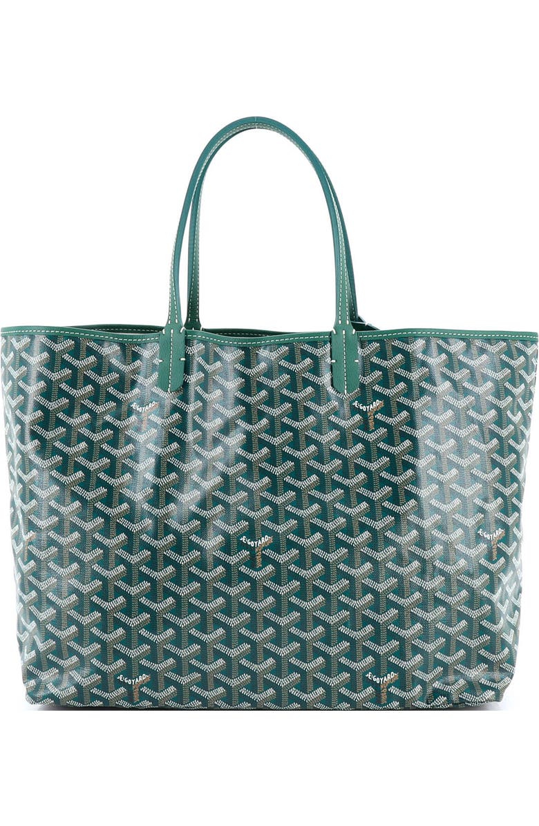 Pre-Owned Goyard Saint Louis Tote Coated Canvas PM, Alternate, color, Green