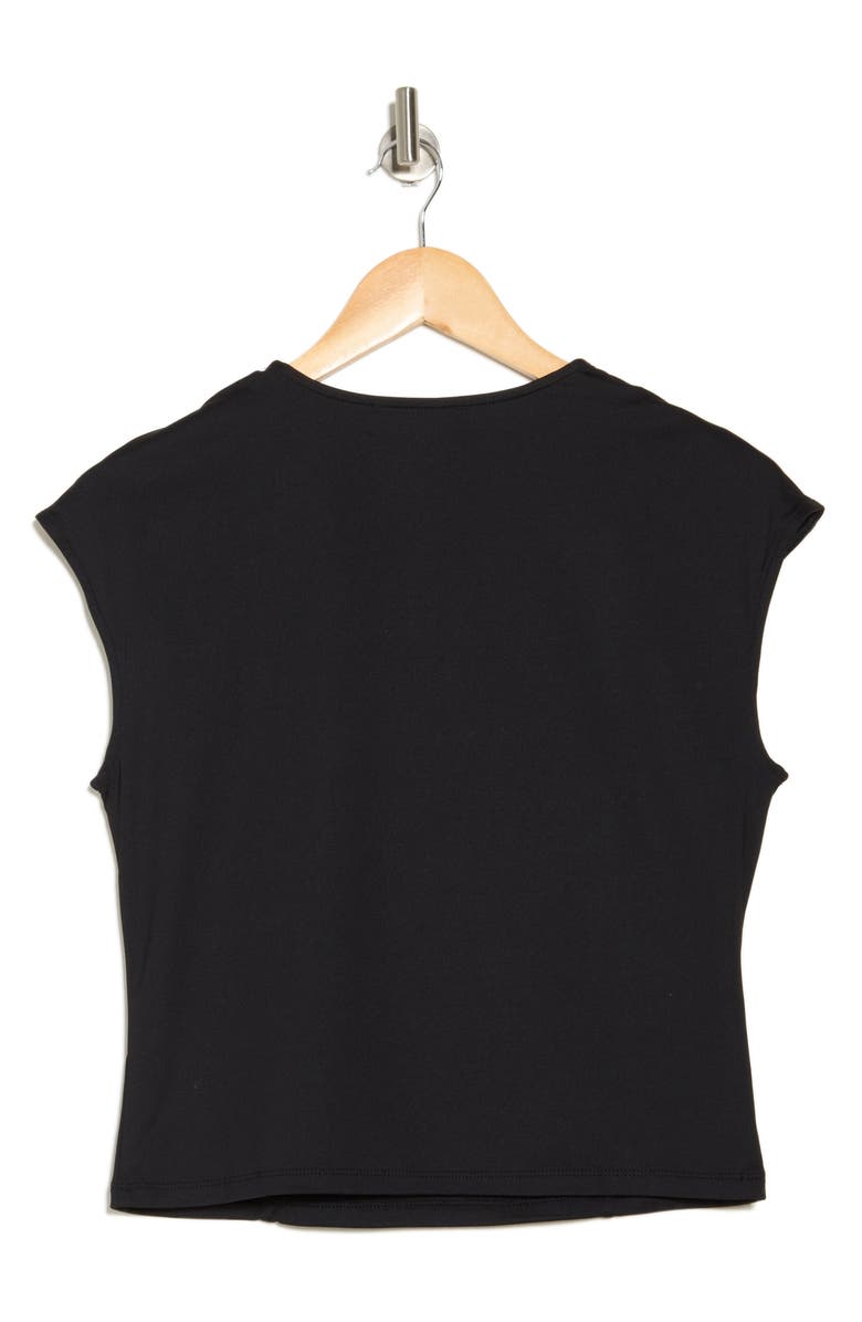 Elodie Double Lined Square Neck T-Shirt, Alternate, color, Black