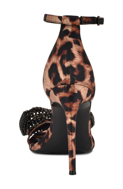 Nine West Tansie Ankle Strap Sandal In Brown