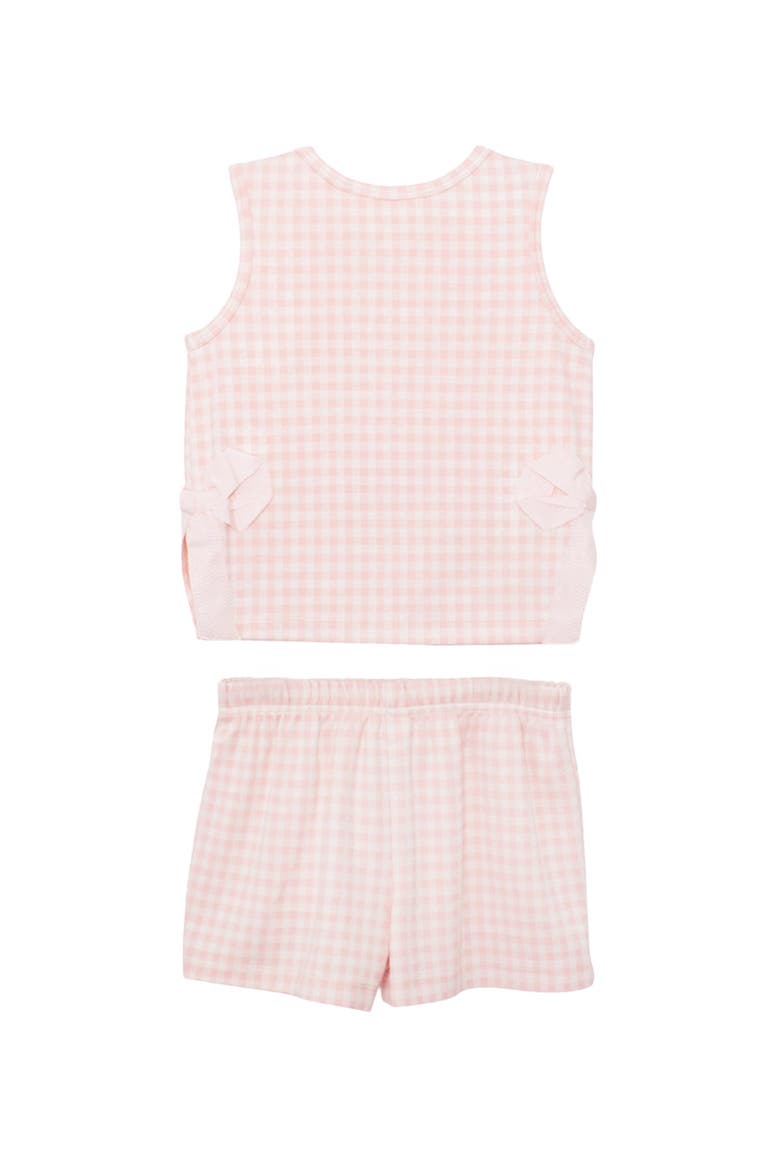 Pink Plaid Perfection Sleeveless Two Piece Set, Alternate, color, Pink