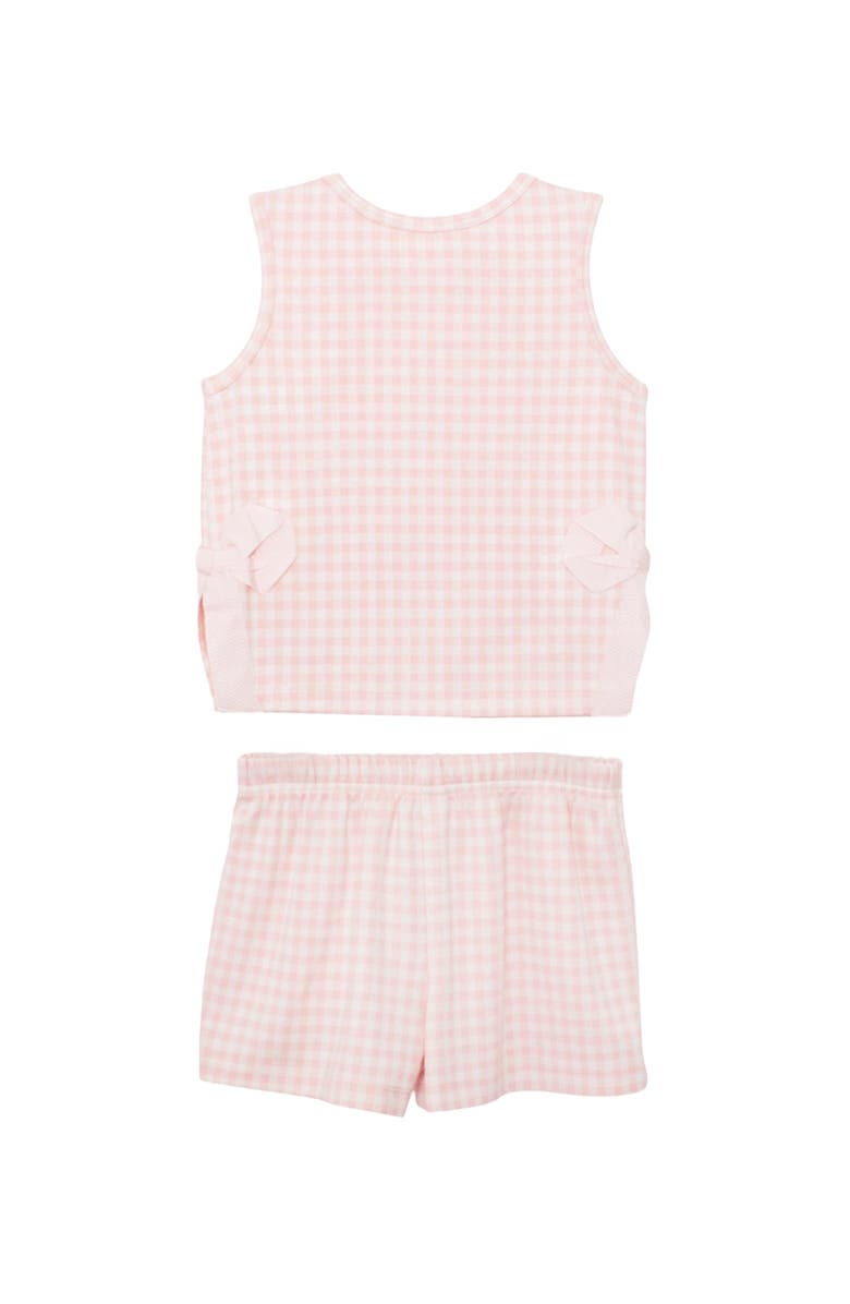Mabel + Honey Pink Plaid Perfection Sleeveless Two Piece Set, Alternate, color, Pink