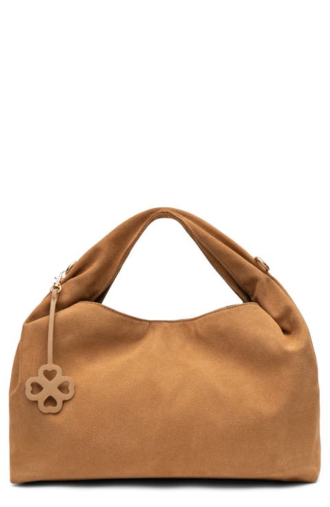 Florence Suede Shoulder Bag