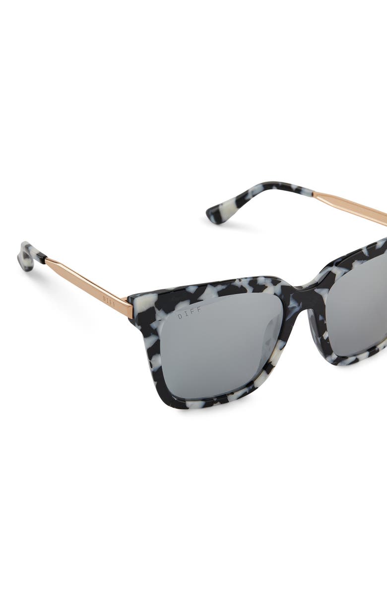 DIFF Bella 54mm Polarized Square Sunglasses, Alternate, color, 