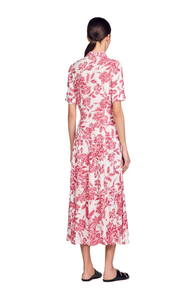 SANDRO Floral patterned maxi dress, Alternate, color,