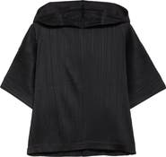 Pleats Please Issey Miyake Monthly Colors August Pleated Short Sleeve Hoodie