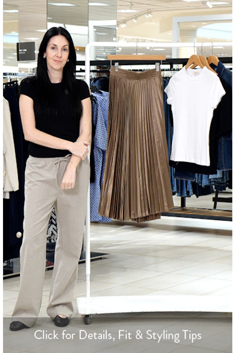 Sunburst Pleated Skirt video