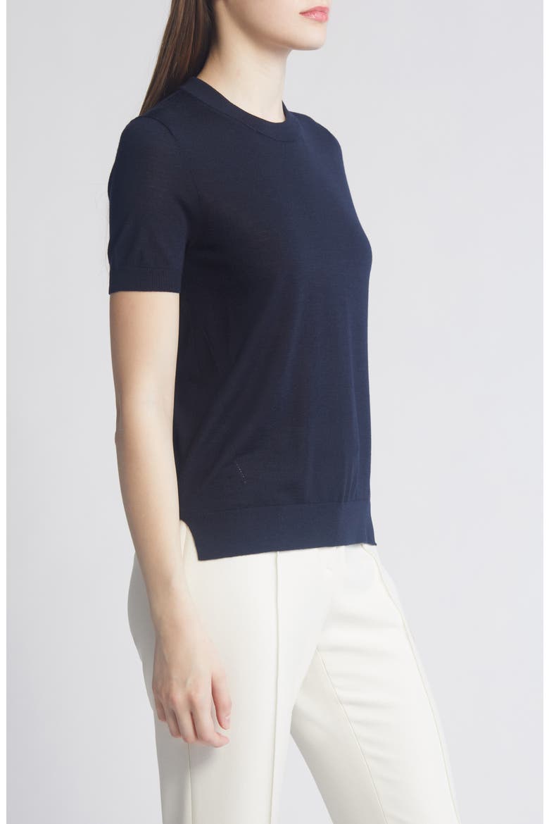 Falyssiasi Wool T-Shirt Sweater, Alternate, color, DK BU