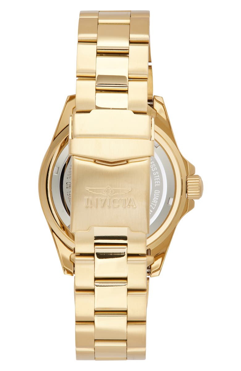 INVICTA Pro Diver Auto Bracelet Watch, 43mm x 11.3mm, Alternate, color, Gold/ Champagne