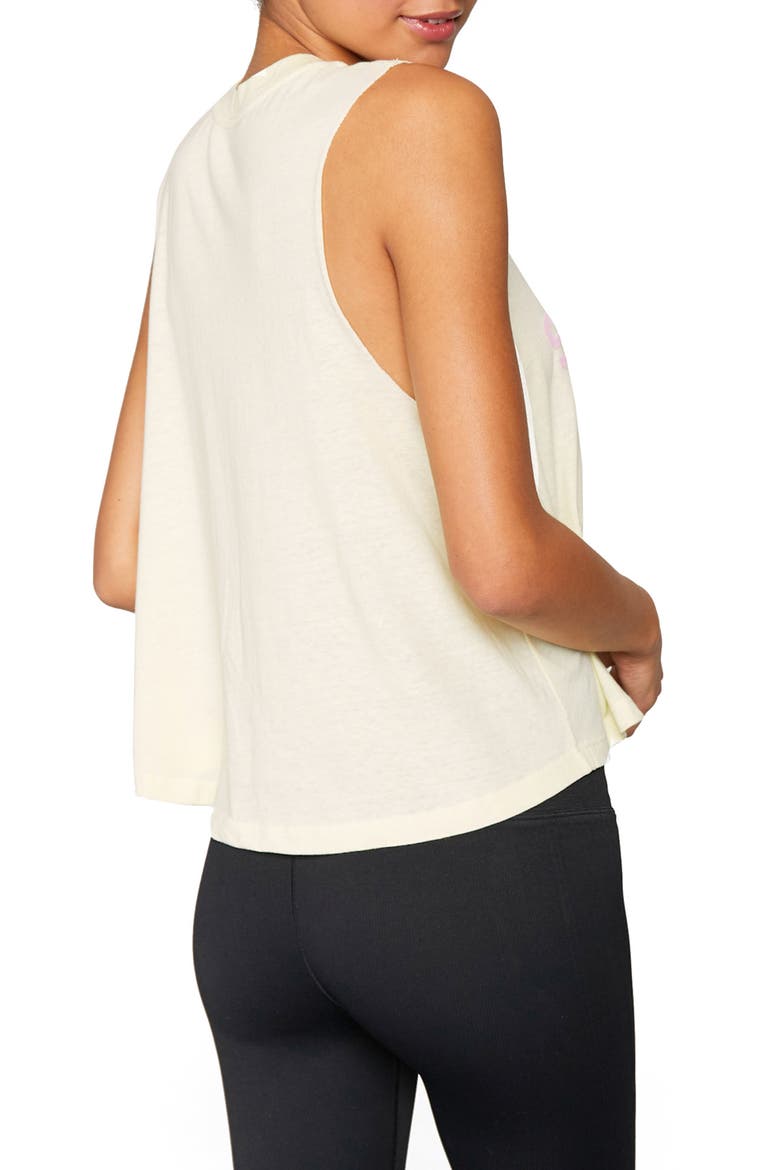 Sunshine Graphic Crop Tank Top, Alternate, color, GLOW