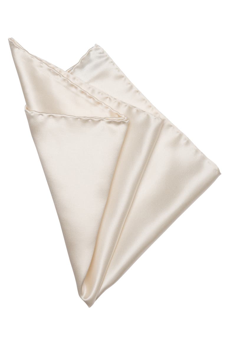 Montecristo - Silk Pocket Square for Men, Alternate, color, White