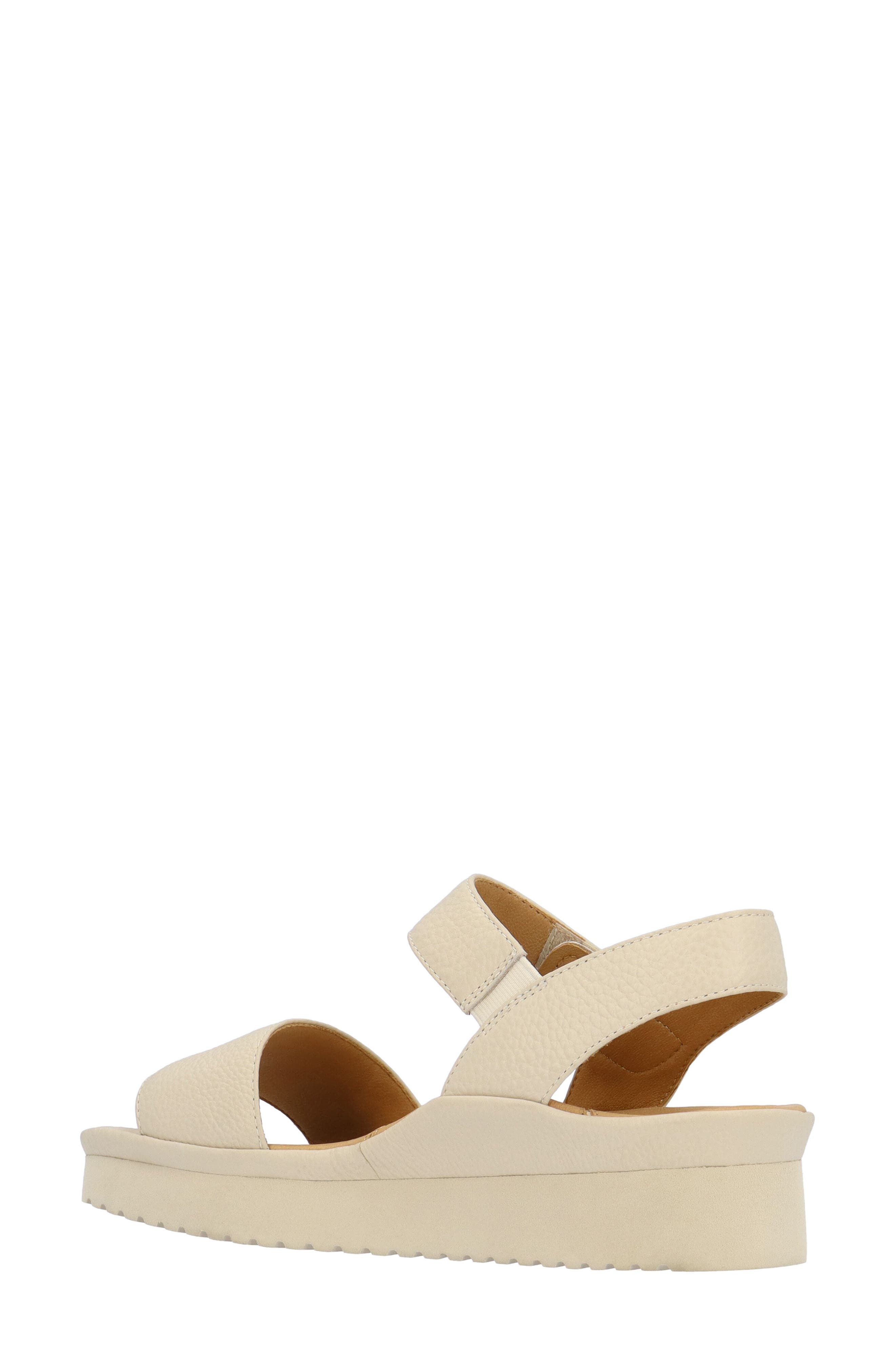 L'Amour des Pieds Abrilla Ankle Strap Sandal, Alternate, color, Cream