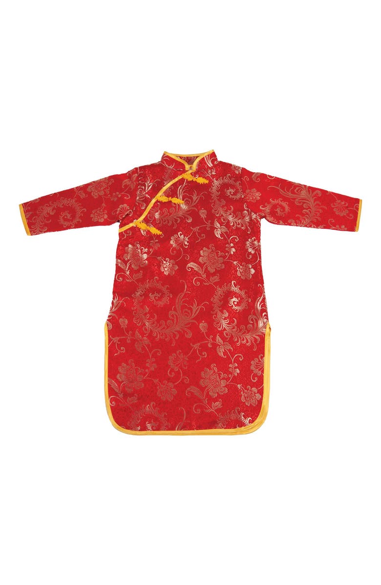 Kaplan Early Learning Company Festive Multiethnic Chinese Cheongsam Girl Garment, Main, color, Red