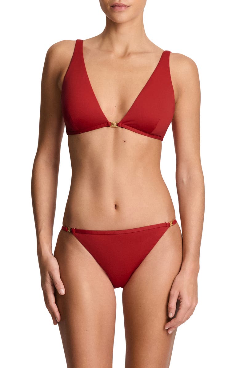 Lauren Ralph Lauren Triangle Bikini Top, Alternate, color,