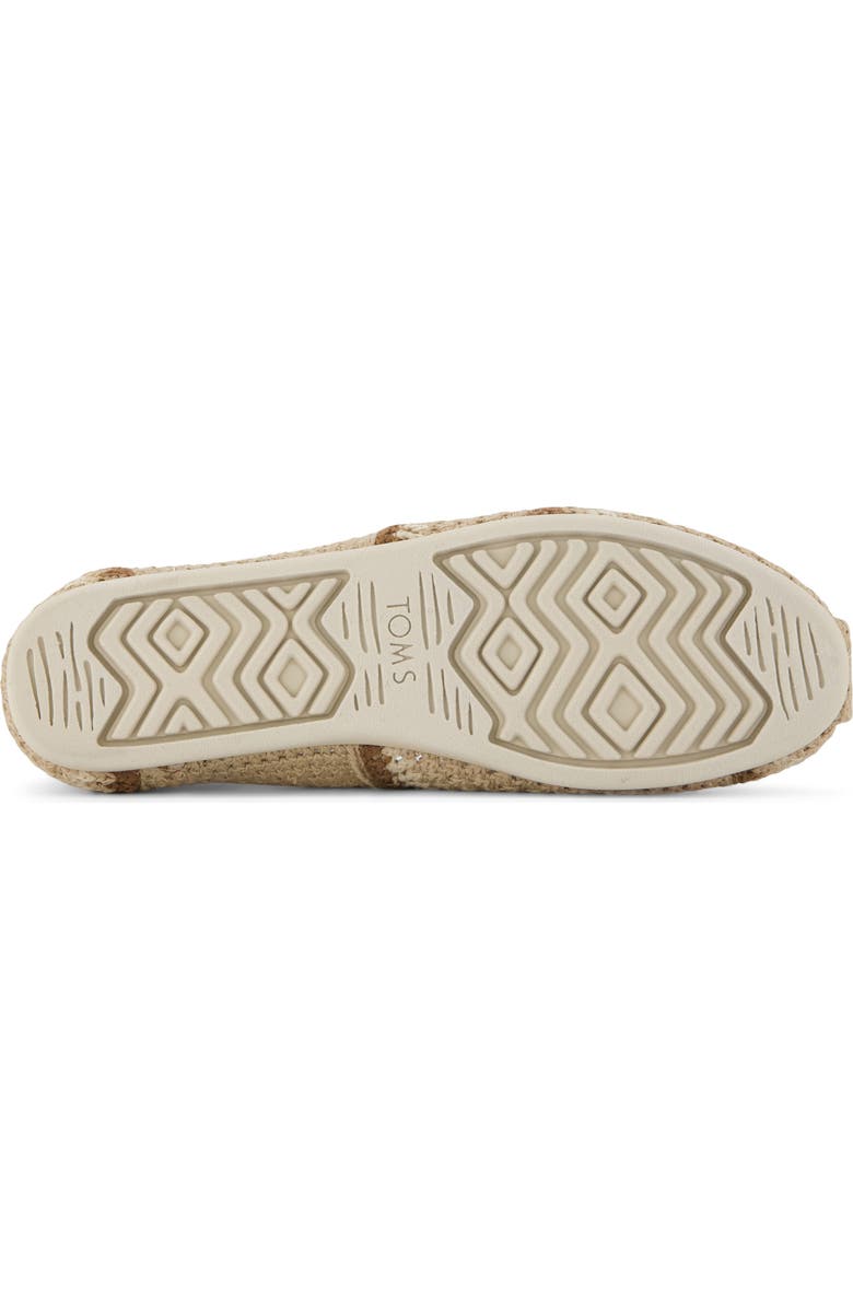 TOMS Classic Alpargata Slip-On, Alternate, color, Dark Beige