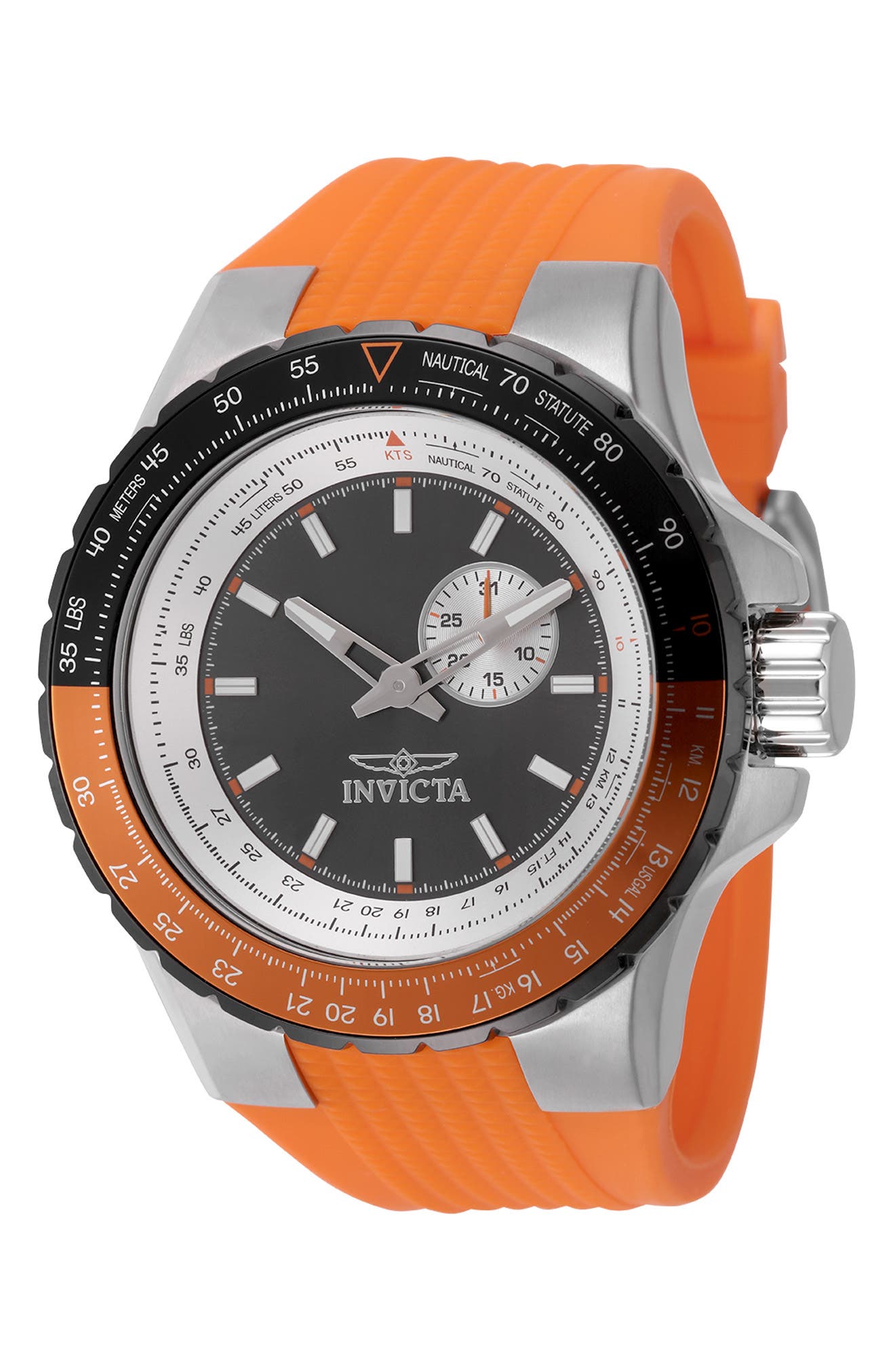 GUNMETAL/ ORANGE