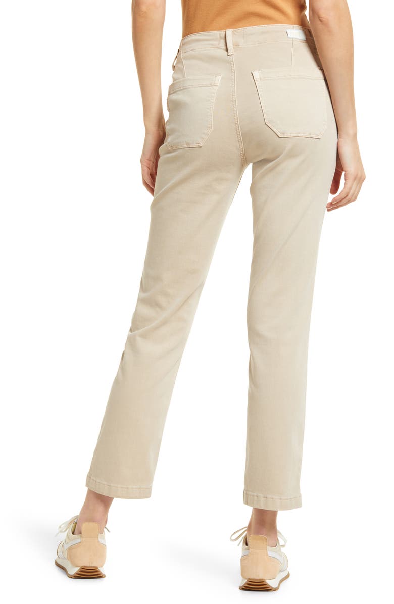 PAIGE Mayslie Straight Leg Pants, Alternate, color, Vintage Warm Sand