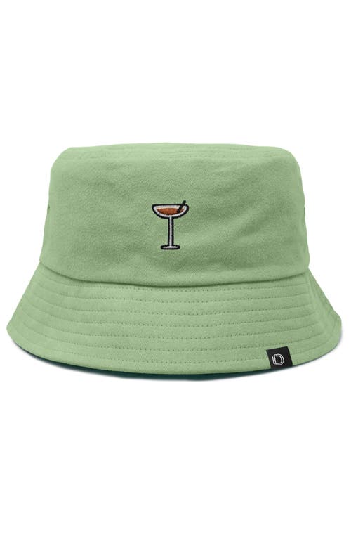 Dalix Espresso Martini Bucket Hat In Turf Green