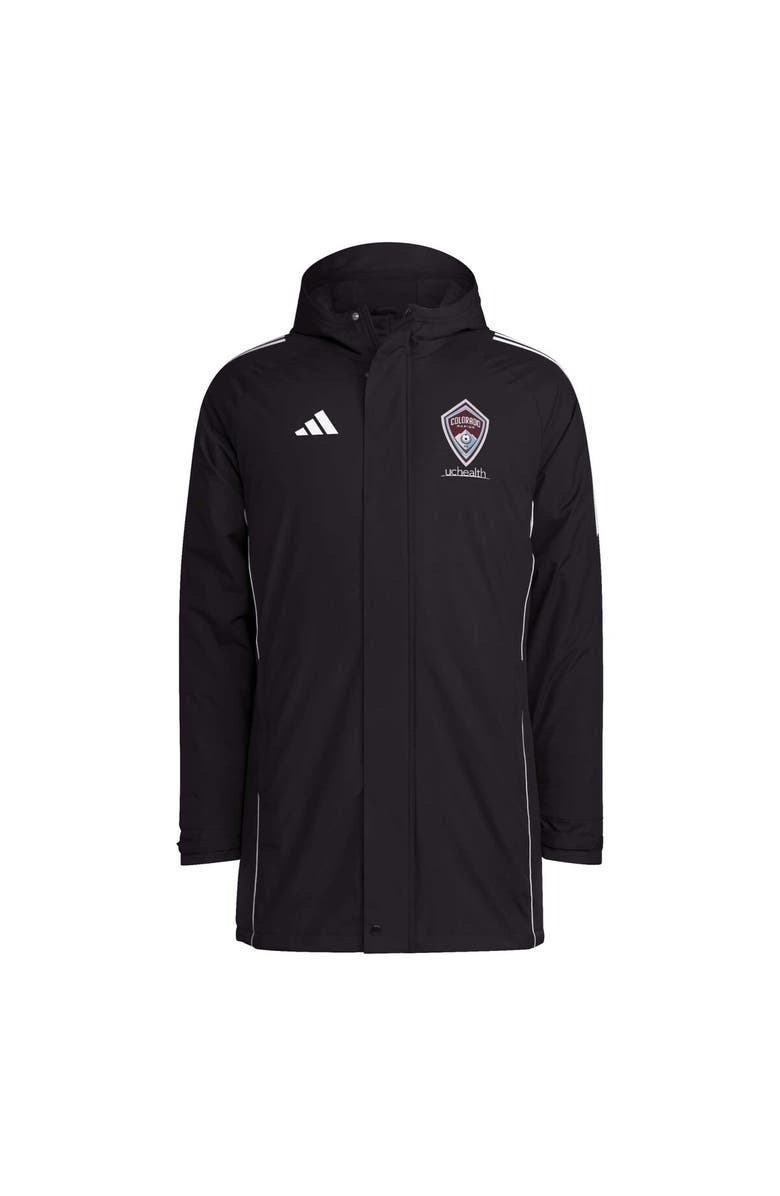 adidas Men's adidas Black Colorado Rapids Tiro 24 Full-Zip Hoodie Winter Parka, Alternate, color, 